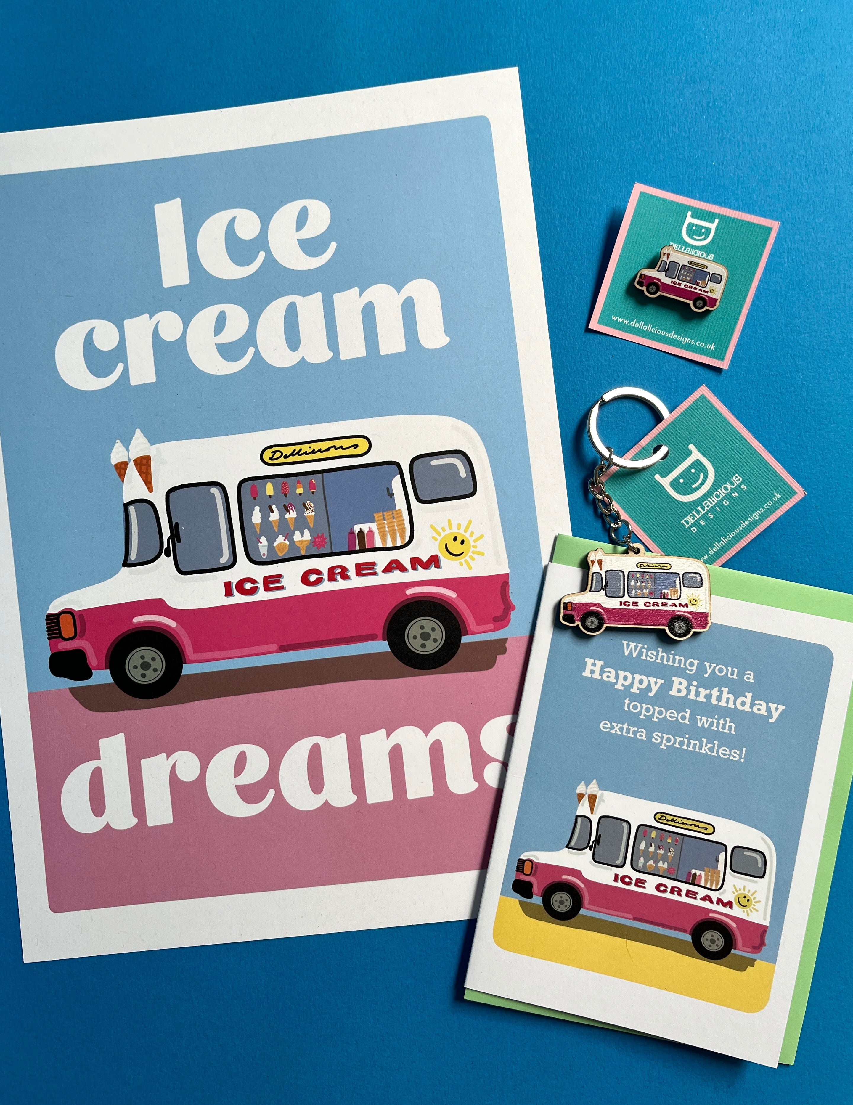 Retro Ice Cream Van Range