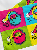 Pop Art Santa Christmas Tea Towel – Illustrated Design