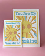 You Are My Sunshine Art Print – Retro Wall Decor