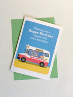 Retro Ice Cream Van Birthday Card: Summer Vibes