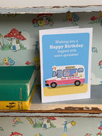 Retro Ice Cream Van Birthday Card: Summer Vibes